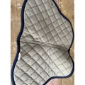 Tapis de selle bleu marine taille cheval