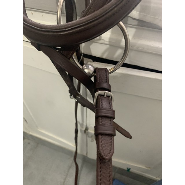 Bridon cuir marron cob
