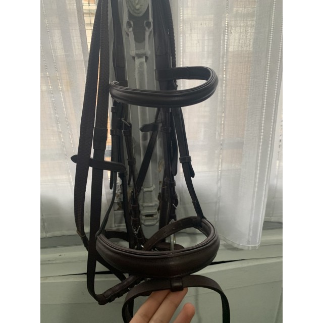 Bridon cuir marron cob
