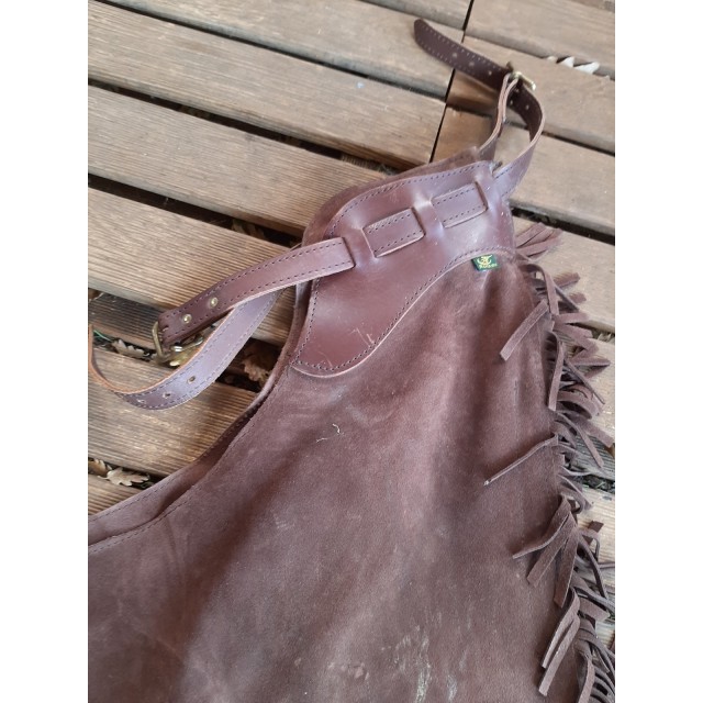 Vend d occasion chaps western a franges en cuir