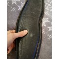 Sangle noire en cuir
