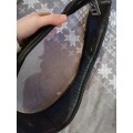 Sangle noire en cuir