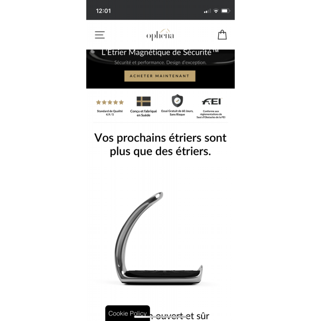 Étrier ophena