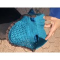 Bonnet bleu et marron HV POLO taille cheval