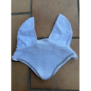 Bonnet blanc liseré doré