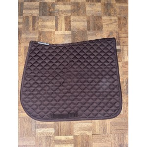 tapis horse and go saddle pad basic model, full, marron