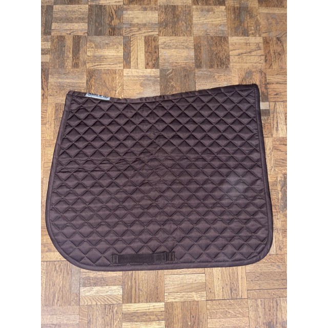 tapis horse and go saddle pad basic model, full, marron