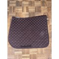 tapis horse and go saddle pad basic model, full, marron