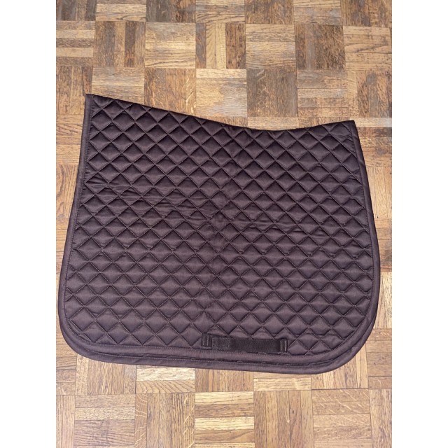 tapis horse and go saddle pad basic model, full, marron