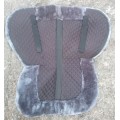 amortisseur mouton synthétique gris