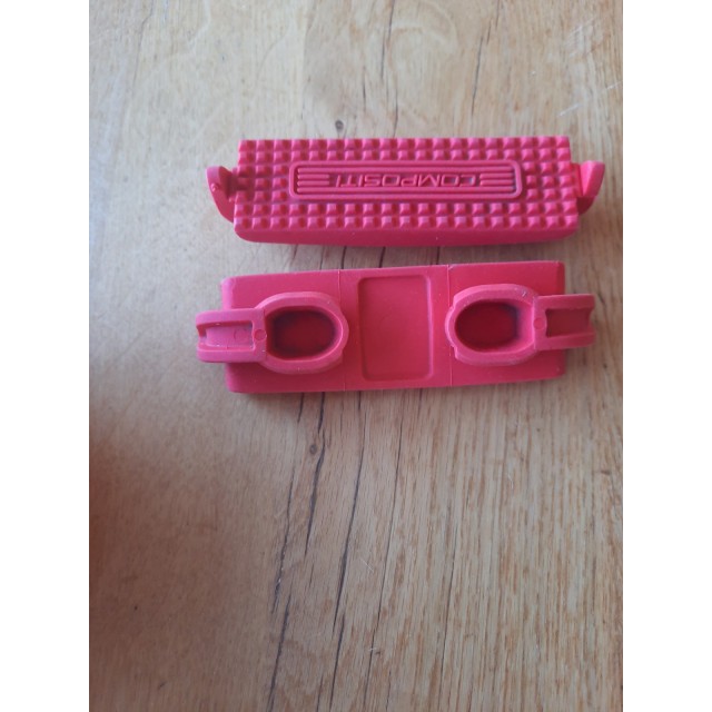 Semelles 12 cm rouges