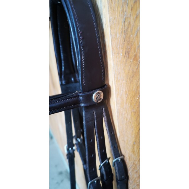 Filet cuir marron foncé