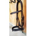 Filet cuir marron foncé