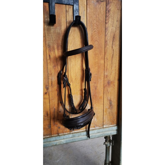 Filet cuir marron foncé
