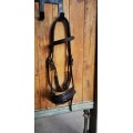 Filet cuir marron foncé