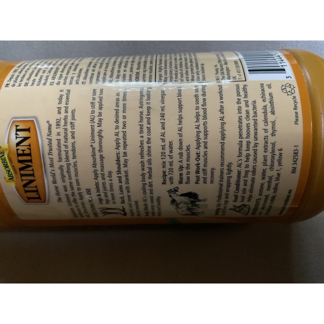 Absorbing liniment