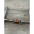mors à aiguille et roulette en cuivre 115 mm