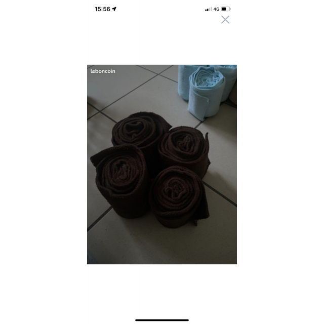Bande polo marron