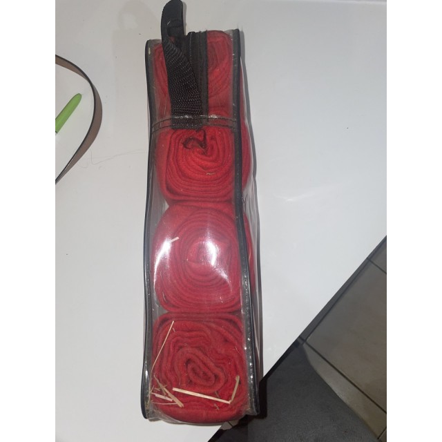 Bande de polo rouge