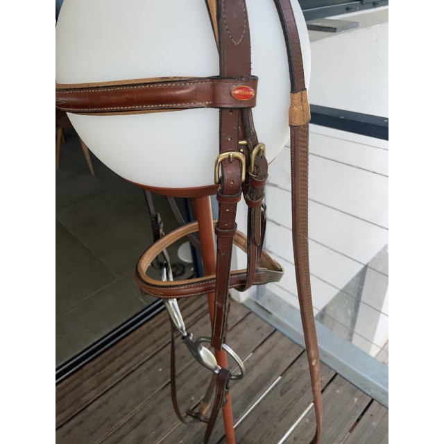 Bridon cuir Passional taille full / cheval