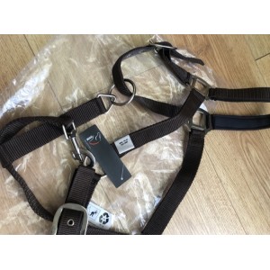 Licol nylon HKM marron