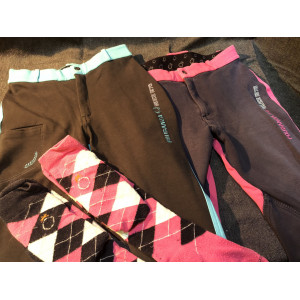 Lot de 2 pantalons Fouganza + chaussettes