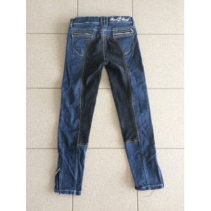 Pantalon en jean avec fond de peau