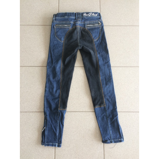 Pantalon en jean avec fond de peau