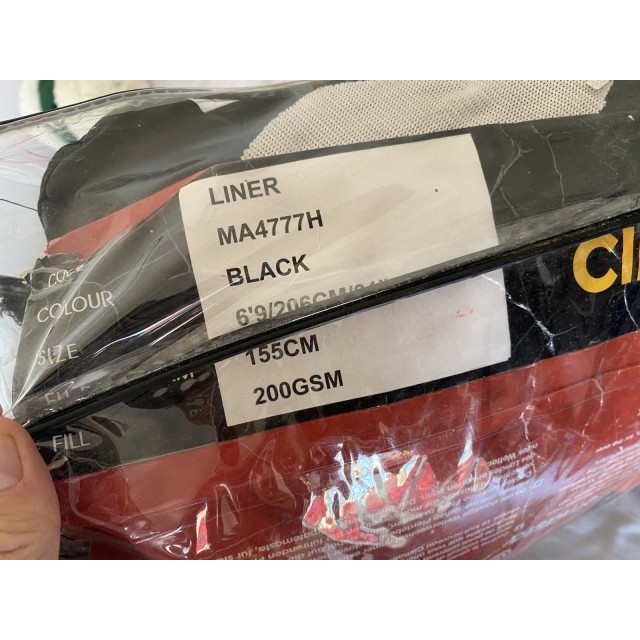 Sous couverture Masta noire 200g