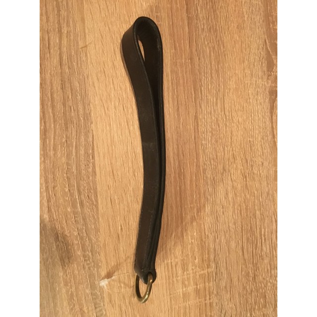Passant de sangle  cuir noir