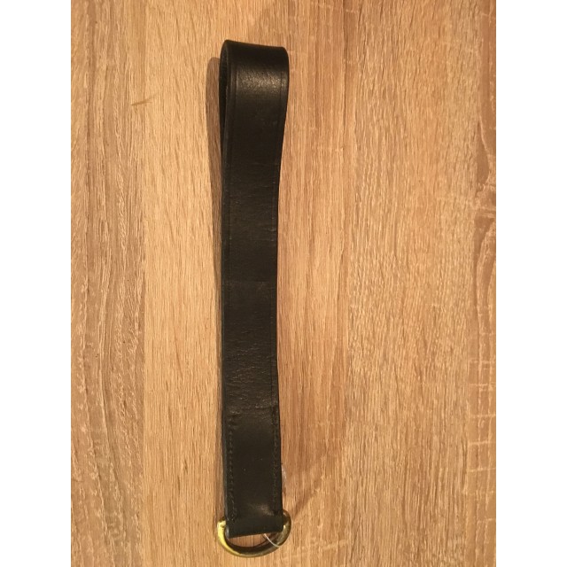 Passant de sangle  cuir noir