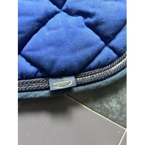 Tapis bleu roi à strass