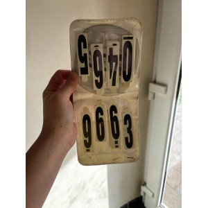 carnet numéro de têtière