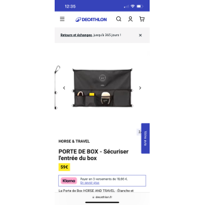 Porte de box sécurisante