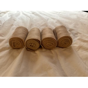 Bandes de polo x4 Jumptec beiges