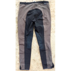 Pantalon Equilibre noir/choco