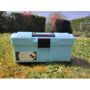 Boite de pansage fouganza bleu