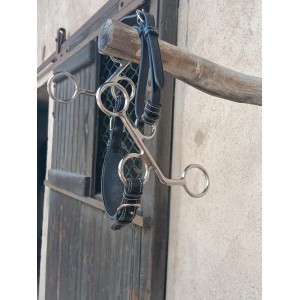 Hackamore cuir branches courtes