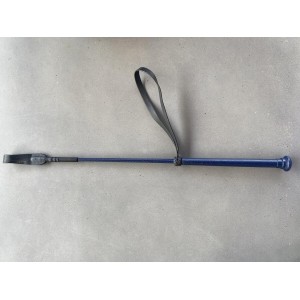 Cravache bleu marine et noir