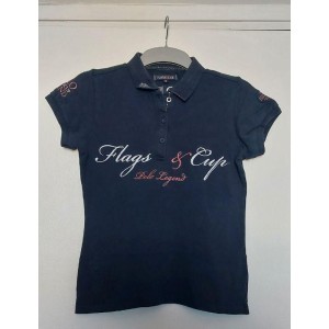 Polo bleu marine Flags&Cup