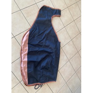 Couvre rein equitheme 155 bleu et rose