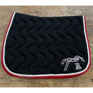Tapis Pénélope Noir et Rouge