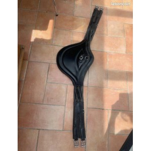 Bavette cuir noir Norton Pro