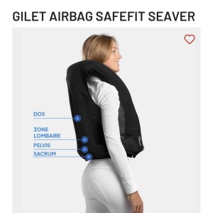 Gilet airbag savefit by Seaver connecté