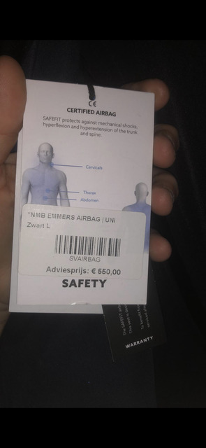 Gilet airbag savefit by Seaver connecté