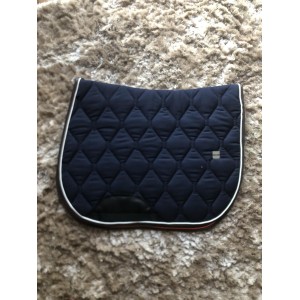 Tapis gem bleu marine cuir