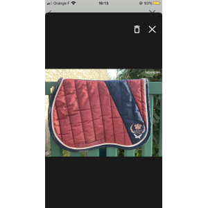 Tapis bordeaux Fouganza