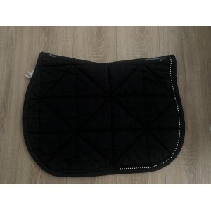 Tapis noir à strass