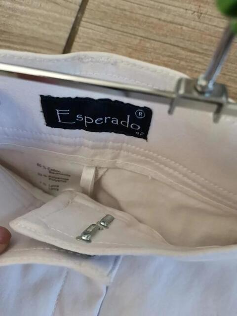 Pantalon d'équitation blanc Esperado taille 42