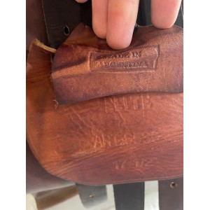 Selle de sellier 17,5